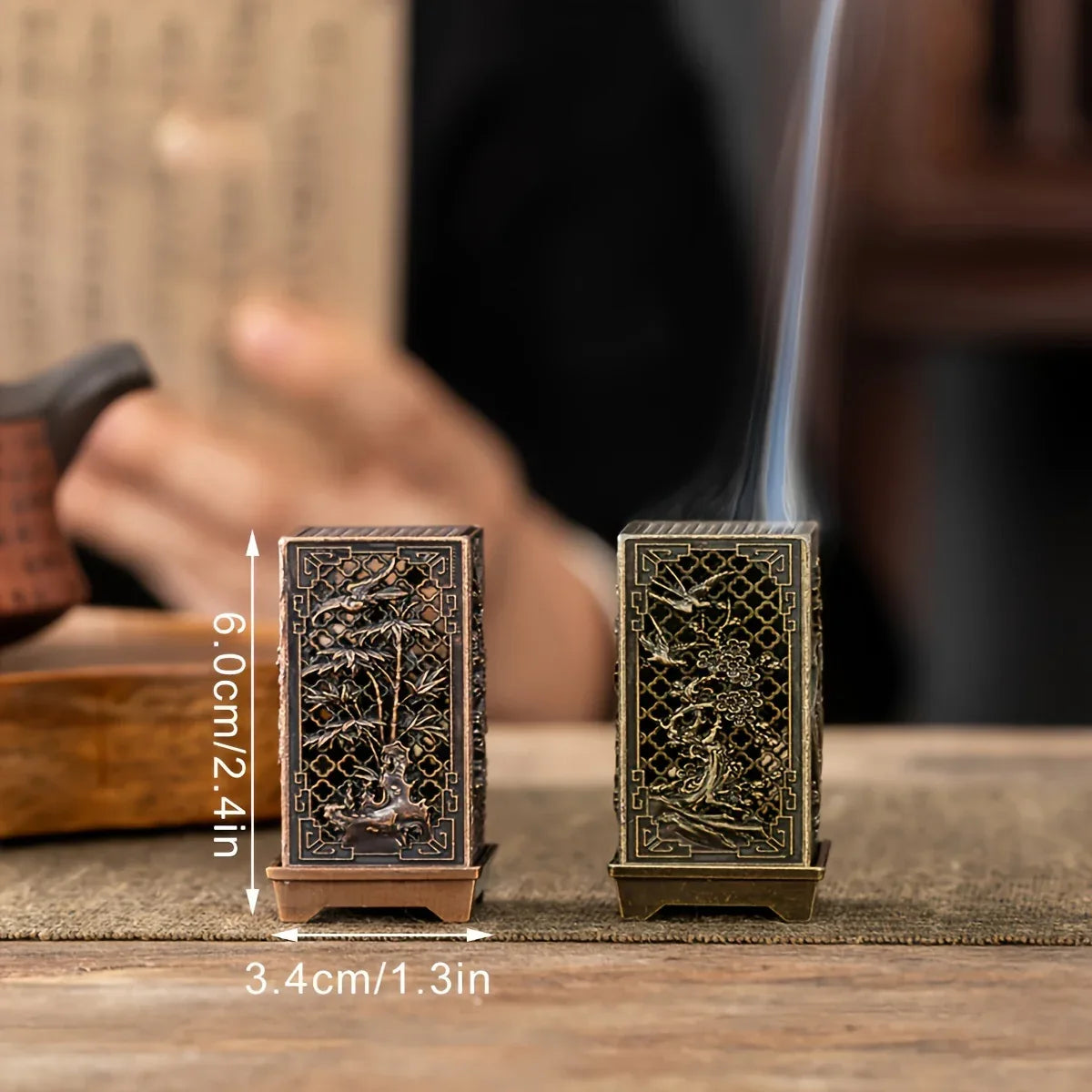 TEMU-1pc of Creative Hollow Incense Holder from China - alotasawkli