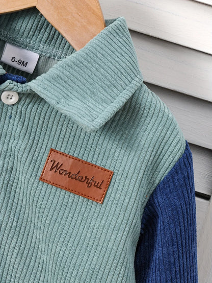 TEMU-Boys' Autumn/Winter Fashion Patchwork Turn - alotasawkli