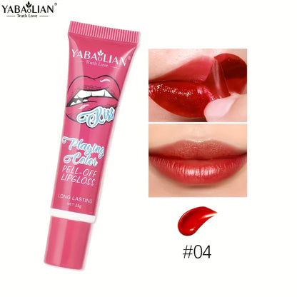 YABAOLIAN Matte Lip Gloss - Long-Lasting, Waterproof Tear - alotasawkli