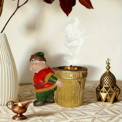 TEMU-1pc Handcrafted Middle Eastern Figure Resin Sculpture - alotasawkli