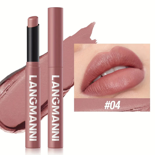 [Matte Lipstick] Matte Lipstick Single Pack | 12 Colors with Lasting Moisture - alotasawkli