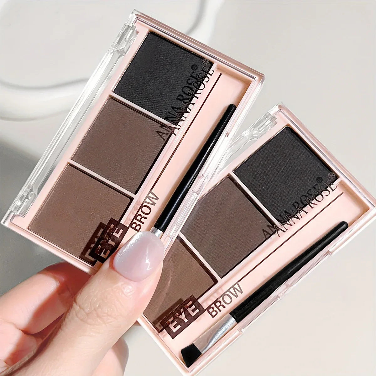 TEMU-Beginner 3 Color Eyebrow Powder Tray - alotasawkli