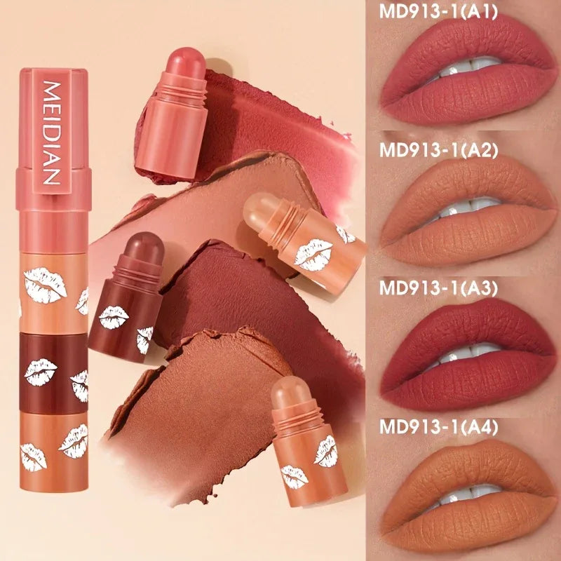 MD913 Four-In-One Matte Velvet Lipstick - alotasawkli