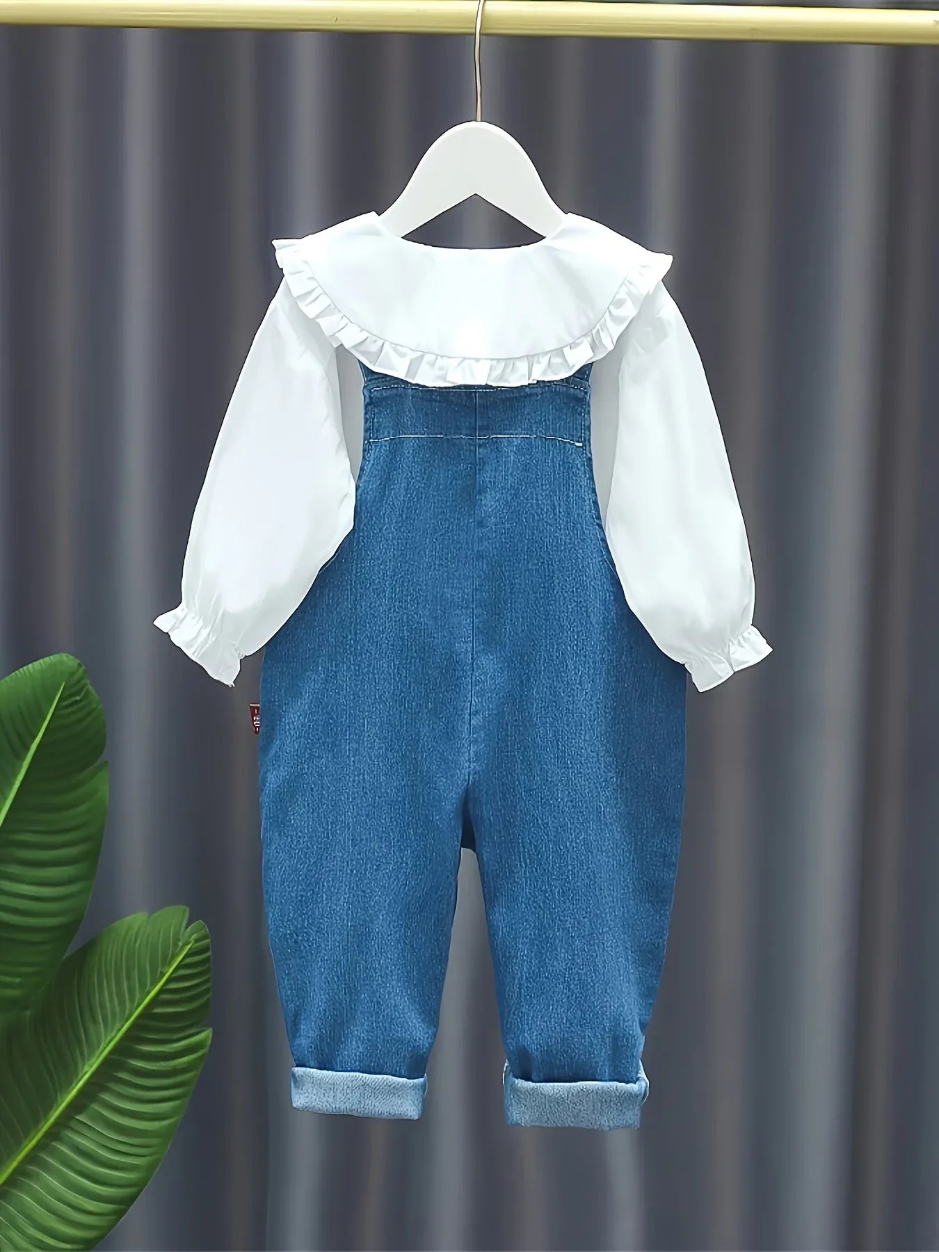 TEMU-Collection for Girls Featuring a Two-Piece Set with Bunny - alotasawkli