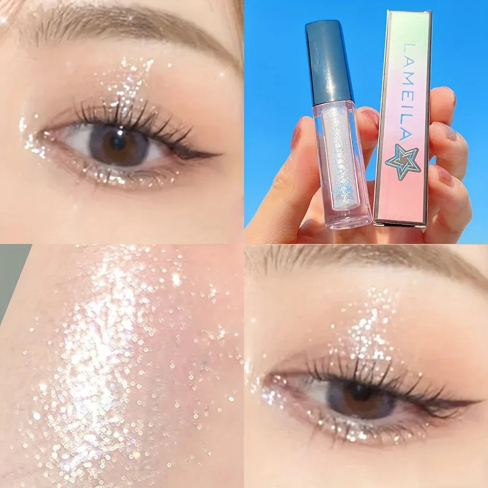 [Sparkling Liquid Eyeshadow] Sparkling Highlighter Liquid Eyeshadow - alotasawkli