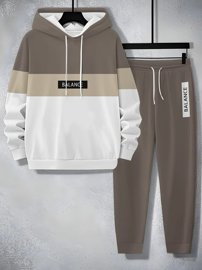 TEMU-Holiday Special 2025 Men's Trendy Sweatshirt Set - alotasawkli