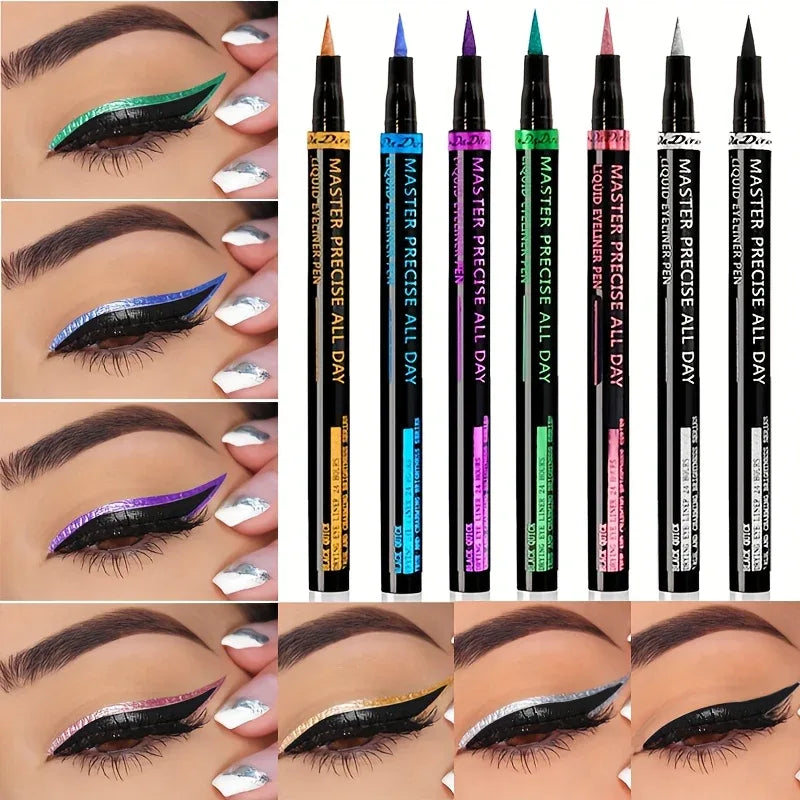 TEMU-7-Color Liquid Eyeliner And Eyeshadow Pencil - alotasawkli