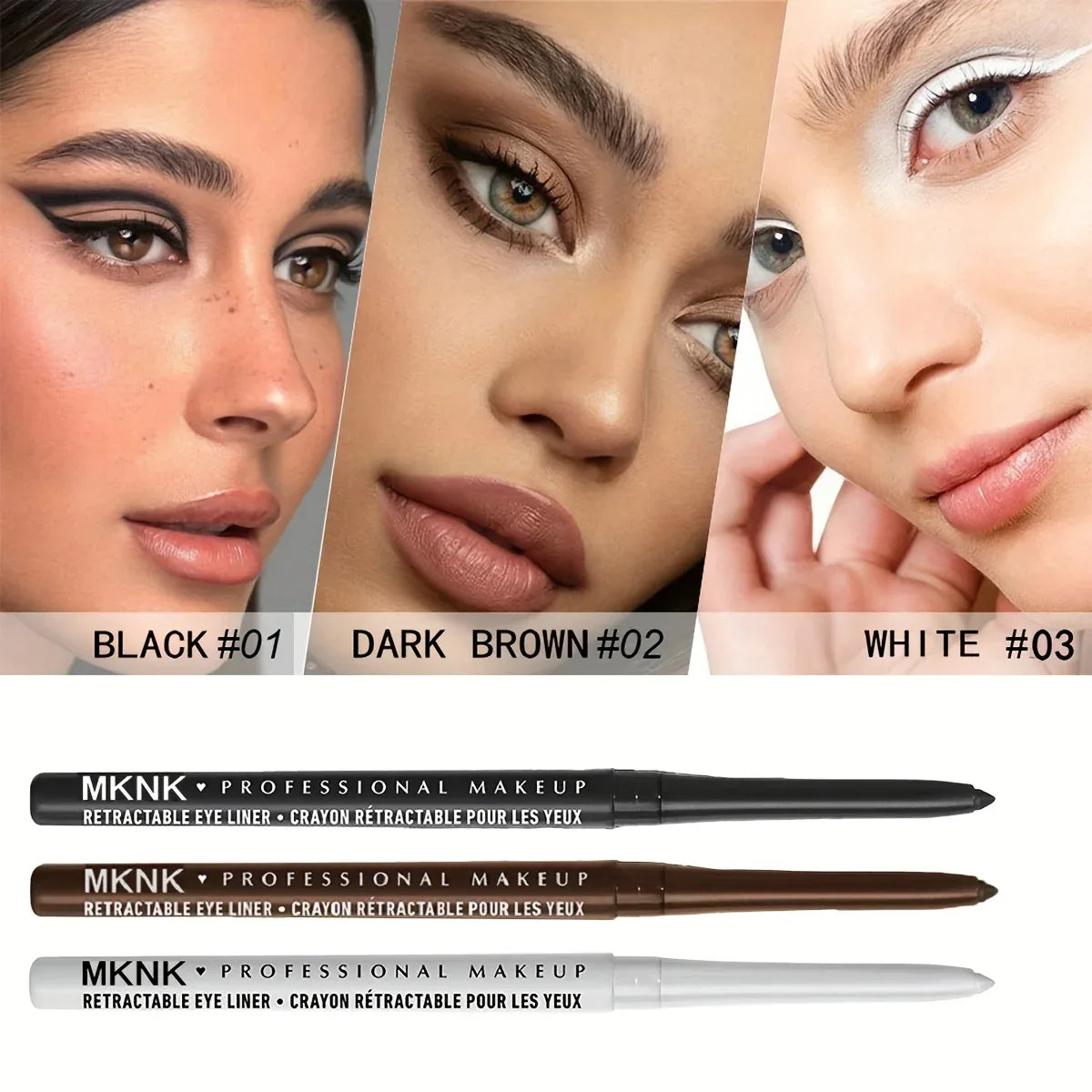 TEMU-6-Color Automatic No-Sharpen Eyeliner Pencil - alotasawkli