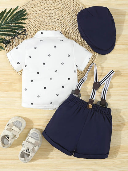 TEMU-A Formal Three-Piece Gentleman Outfit for Baby Boys - alotasawkli