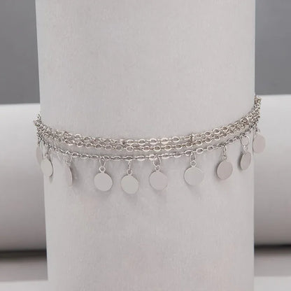 1 Anklet - Minimalist Fashion Beach Style Multi - alotasawkli