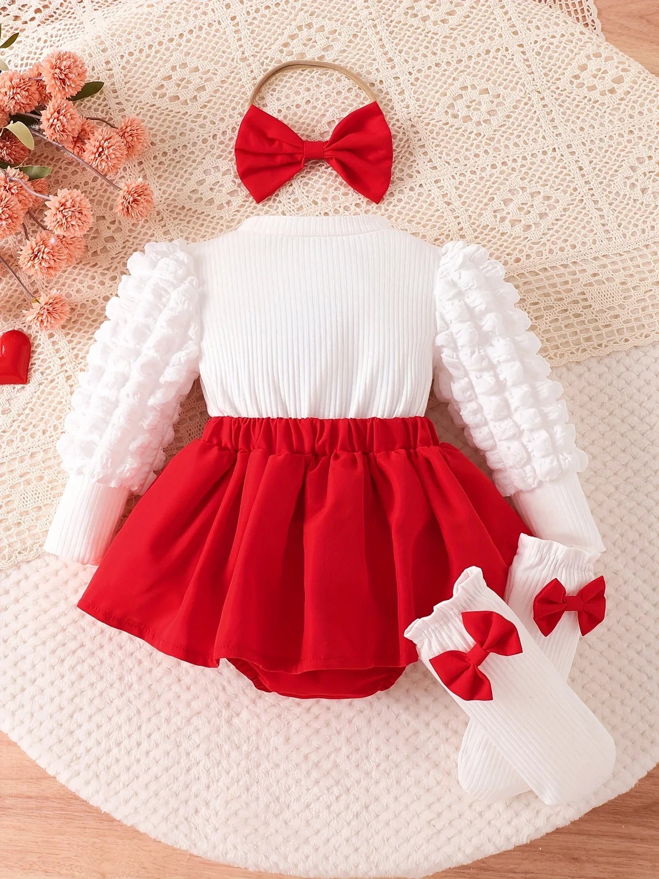 TEMU-Girls' Sweet Princess Style 3pcs - alotasawkli