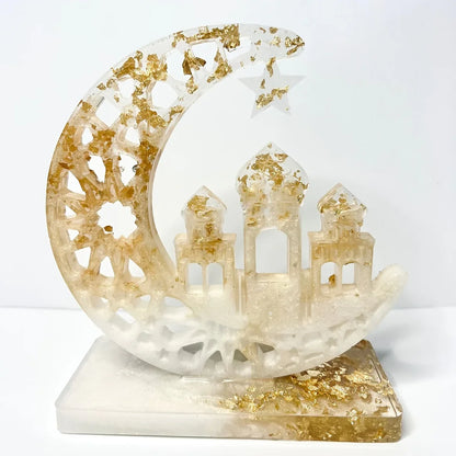 TEMU-Moon Display Rack Resin Silicone Molds - alotasawkli