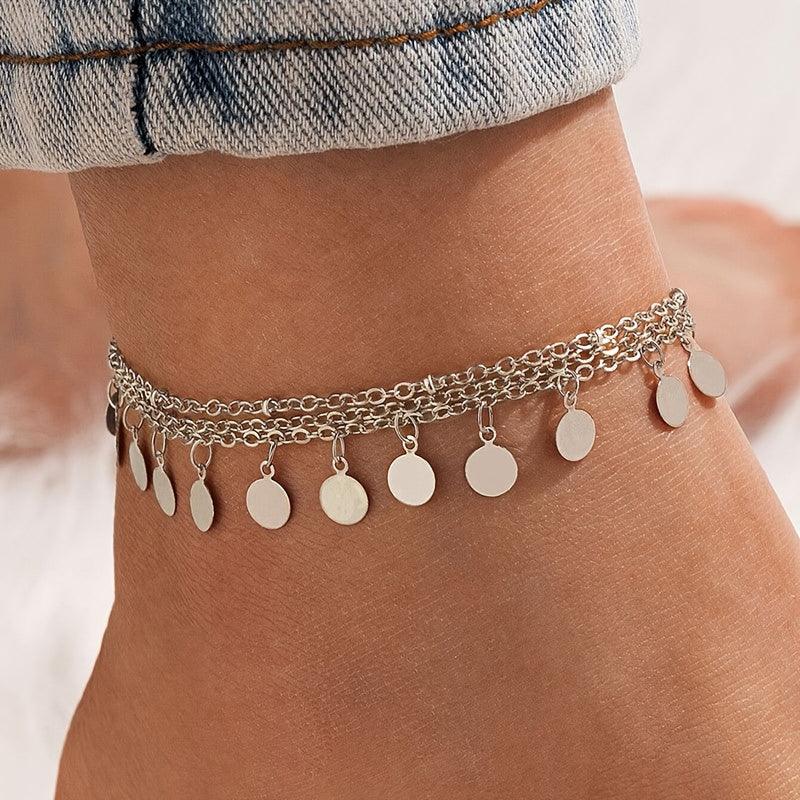 1 Anklet - Minimalist Fashion Beach Style Multi - alotasawkli