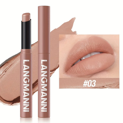 [Matte Lipstick] Matte Lipstick Single Pack | 12 Colors with Lasting Moisture - alotasawkli