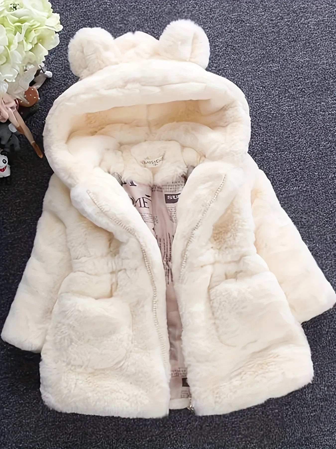TEMU-Girls' winter clothing: sweater imitation - alotasawkli