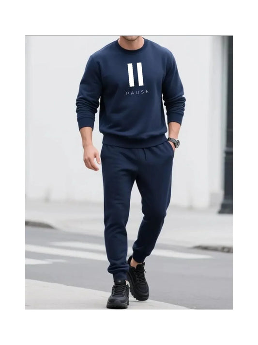 تي شيرت رجالي بتصميم عصري مطبوع عليه "MEN PAUSE ALT ÜST Team Fashion"، مناسب للركوب على الدراجات - alotasawkli