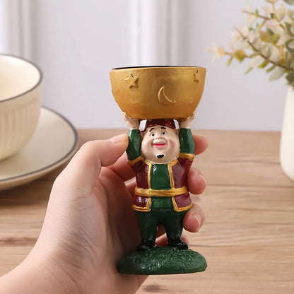 TEMU-Resin Creative Middle Eastern Character Statue Incense Holder - alotasawkli
