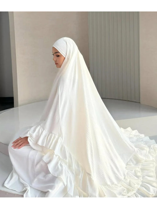 TEMU-Plus Size, Middle East Dubai Solid Color Robe Dress - alotasawkli