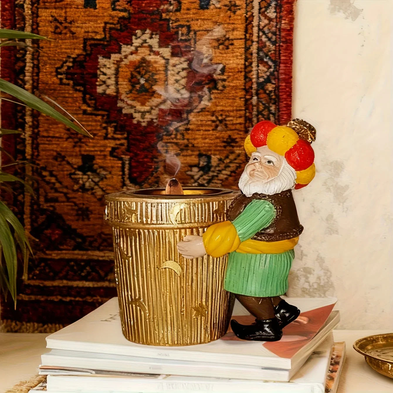 TEMU-1pc Handcrafted Middle Eastern Figure Resin Sculpture - alotasawkli