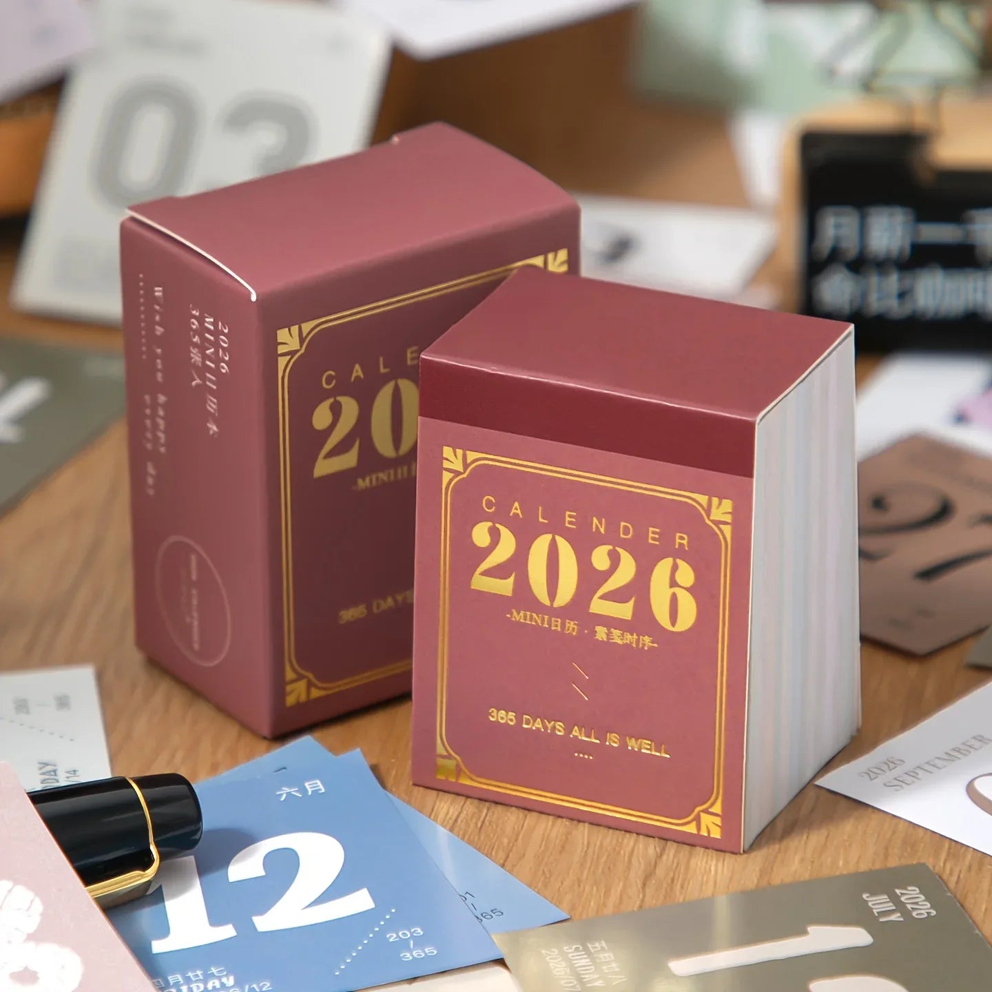 1pc 2026 Mini Calendar - alotasawkli