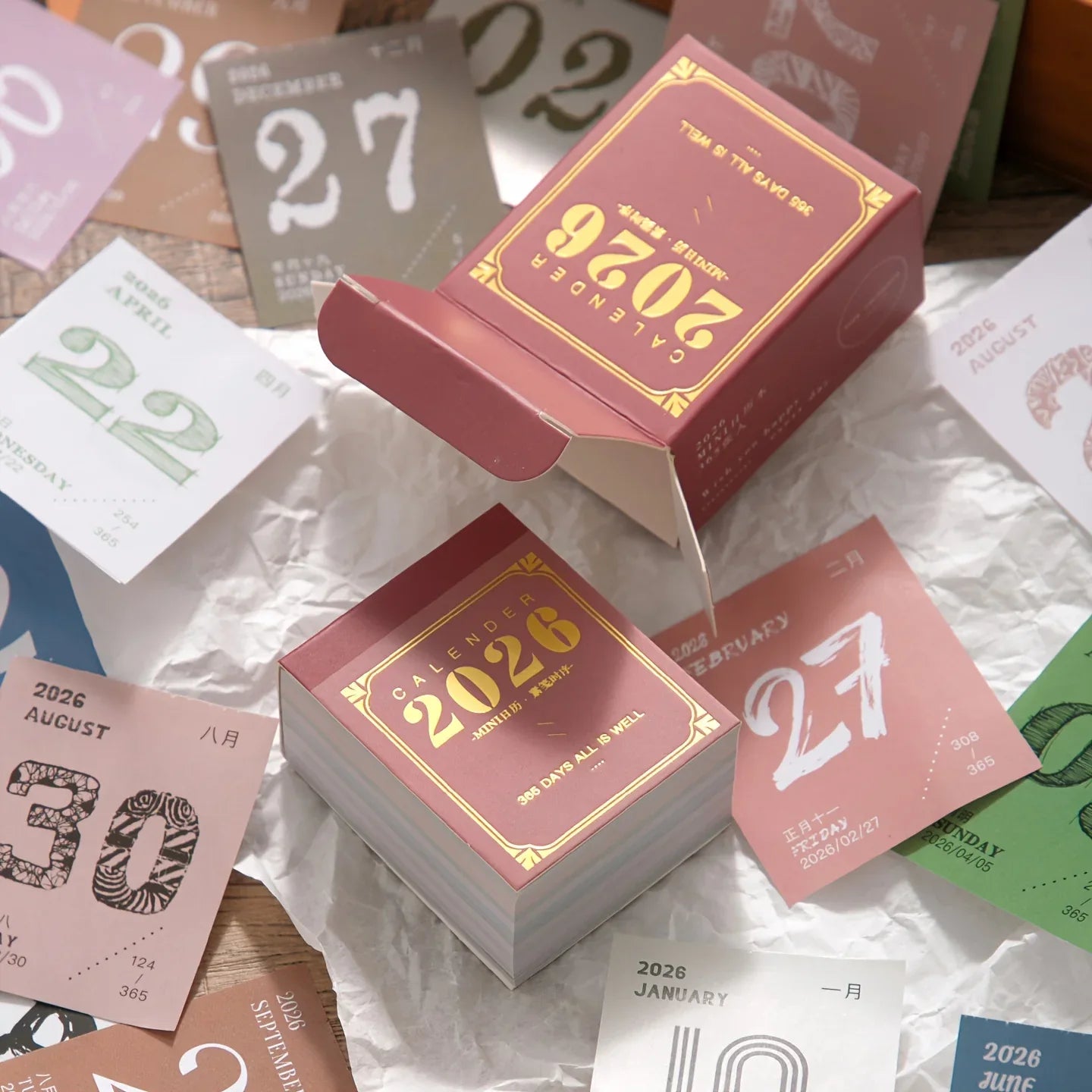 1pc 2026 Mini Calendar - alotasawkli