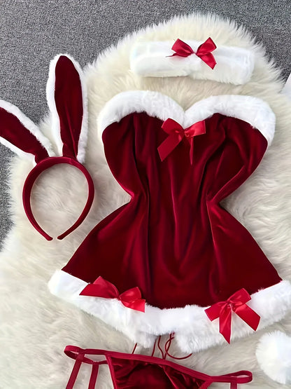 TEMU-Women'S Sexy Naughty Santa Claus Costume - alotasawkli