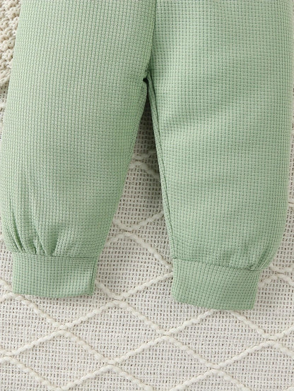 2023 Heart-Shaped Print Baby Casual Sports Outfit, for Outdoor - alotasawkli