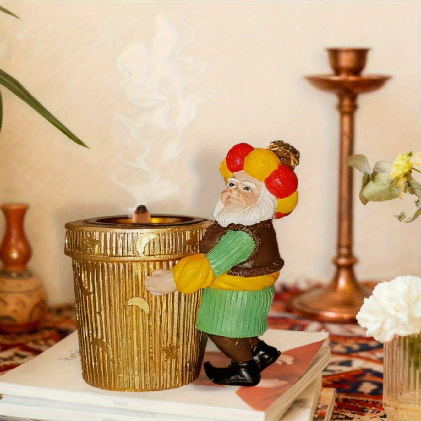 TEMU-1pc Handcrafted Middle Eastern Figure Resin Sculpture - alotasawkli