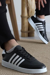 Men's Triple White Urban Trainers – Classic Minimalist Sneakers