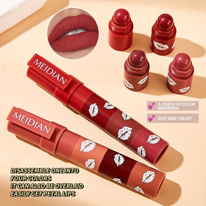 MD913 Four-In-One Matte Velvet Lipstick - alotasawkli