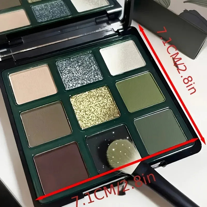 TEMU-K'APEINE 9-color Eyeshadow Palette - alotasawkli