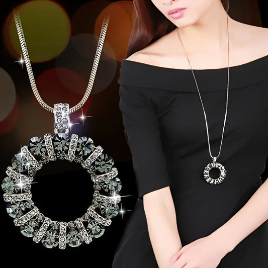 TEMU-Korean Style Fashion Sparkling Full-Rhinestone - alotasawkli