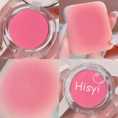 HISYI 9 Colors Blush Powder - Shimmering Pearlescent Blush - alotasawkli