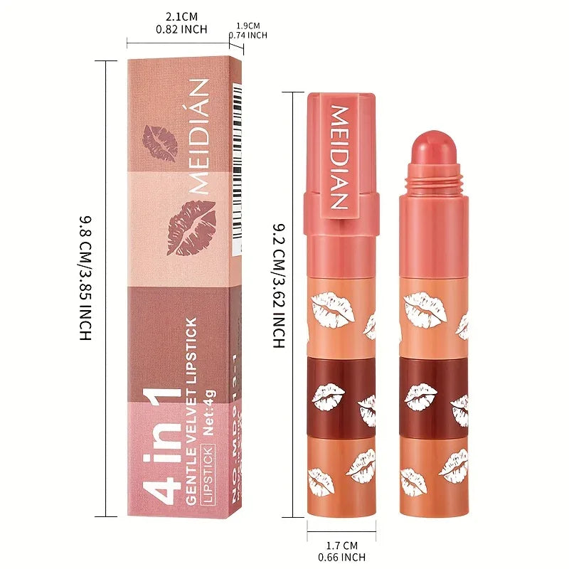 MD913 Four-In-One Matte Velvet Lipstick - alotasawkli