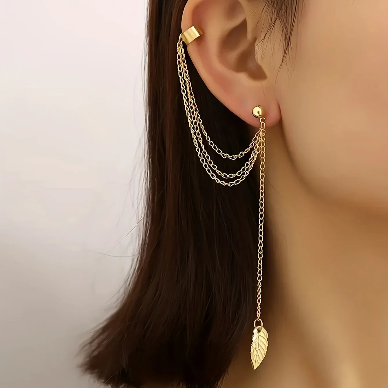 Hot-selling Women's Ear Clips 1 Piece Of Personality - alotasawkli