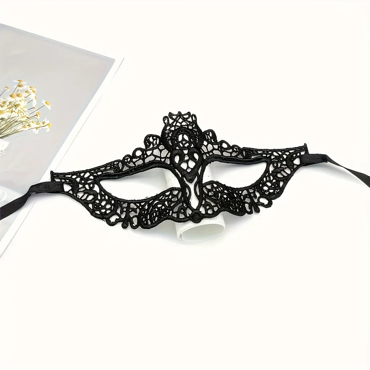 1pc Adult Women's Couple Party Sexy Mysterious Black Lace - alotasawkli