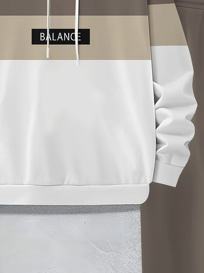 TEMU-Holiday Special 2025 Men's Trendy Sweatshirt Set - alotasawkli