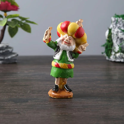 TEMU-A Resin Figure of a Chubby Old Man with a Cannon - alotasawkli