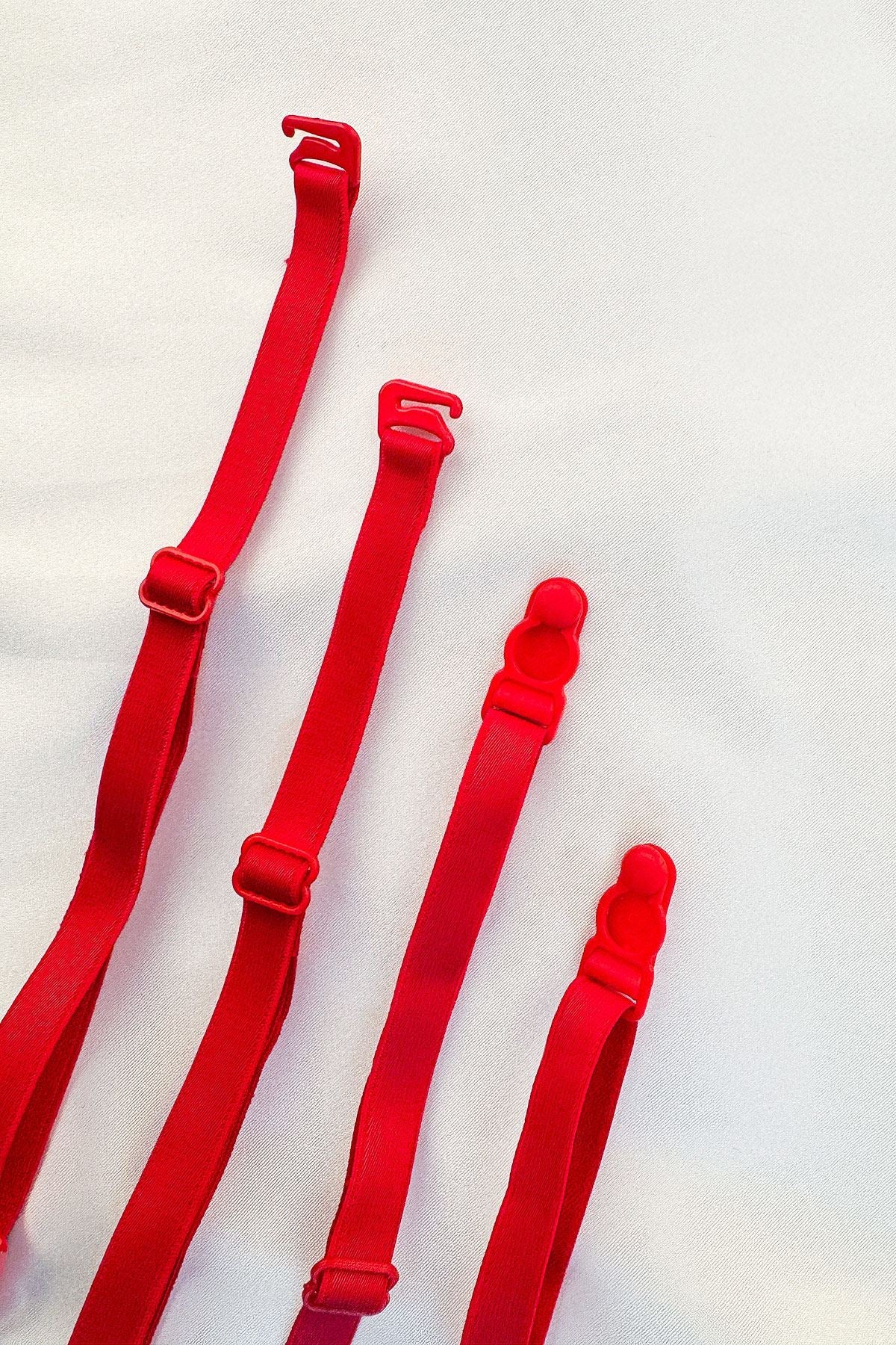 Handcuff Fantasy Garter Set Red