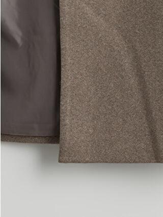 Brown Jacket Collar Women's Cashmere Coat - alotasawkli