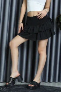 Classic Coffee Brown Mini Skirt – Timeless Essential
