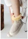 Sophia Beige Suede Boots - alotasawkli