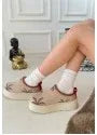 Mucy Beige Suede Boots - alotasawkli