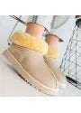 Abby Beige Suede Boots - alotasawkli
