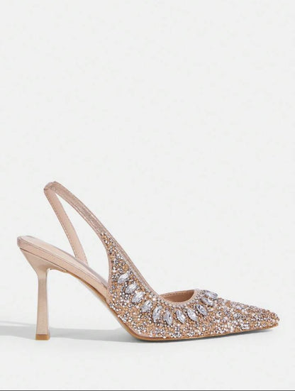 CUCCOO TILAWA Women's High-Heel Shoes – Champagne