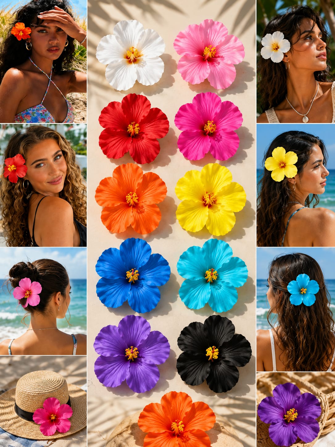 The Hawaiian Hair Flower – A Charming Summer Touch