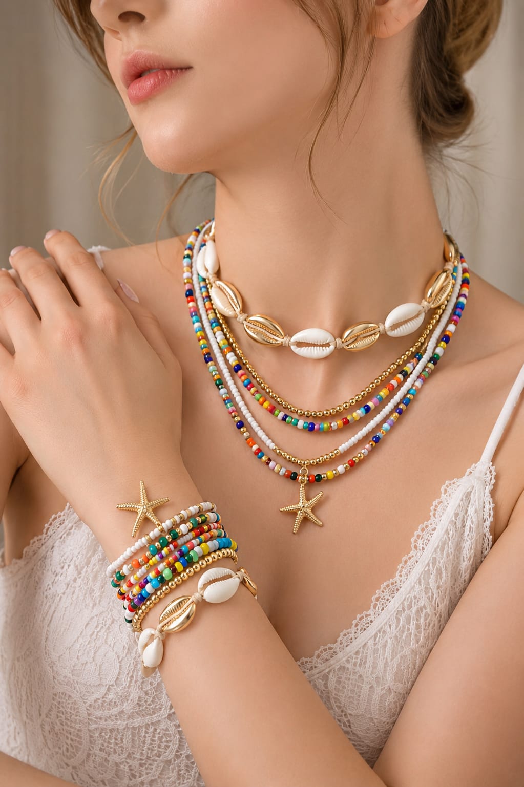 Accessories in colors that reflect the spirit of summer