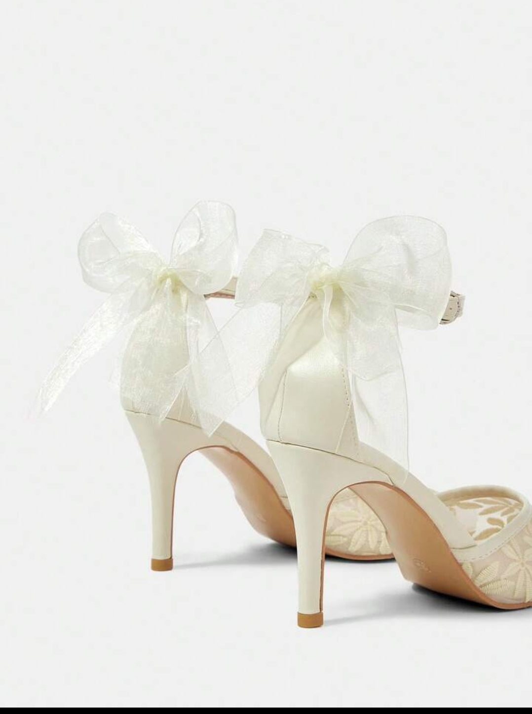 CUCCOO HITCHD Pointed Toe Slim High Heel Hollow