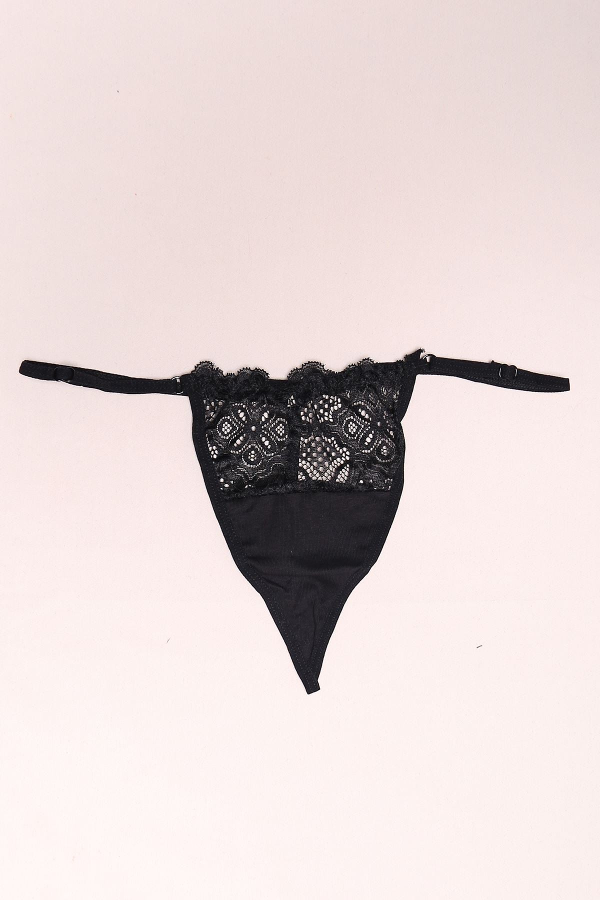 Sheer Black Lace Underwire Bra Set with Matching Thong